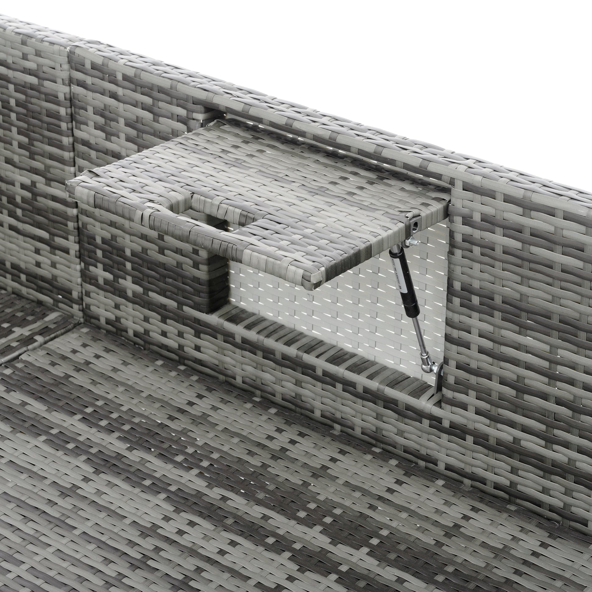 Patio Furniture, Outdoor Furniture, Seasonal PE Wicker Furniture,5 Set Wicker Furniture With Plywood Coffee Table V.I.P Digital Presence