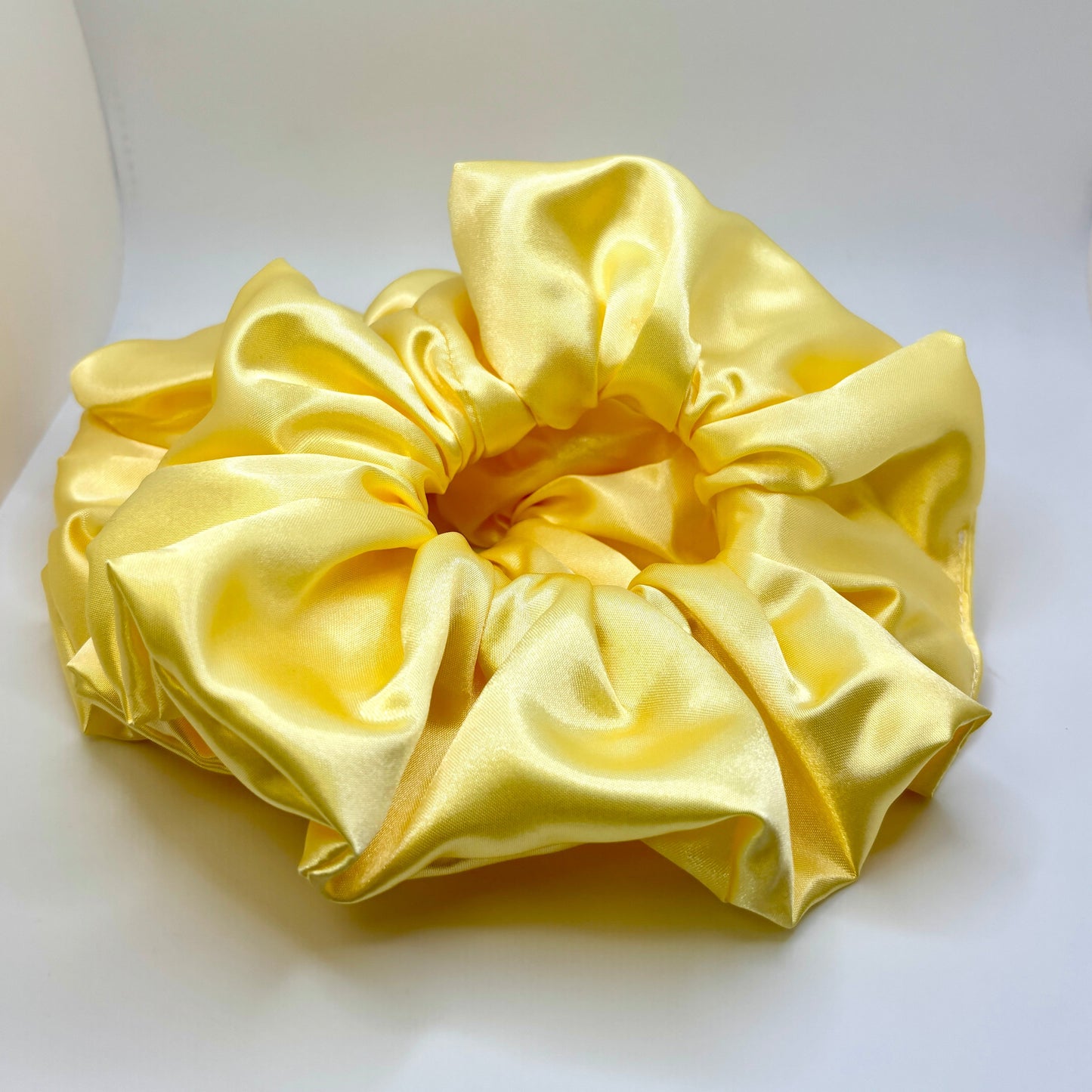Pastel Yellow Silk Scrunchie Enchanted Scrunch