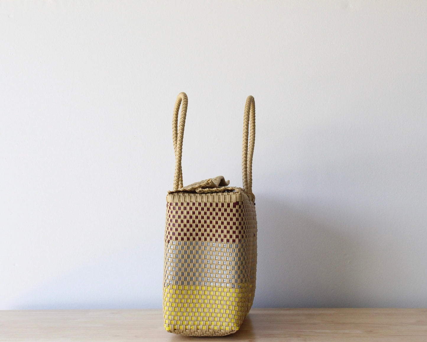 Mocha & Color Handwoven Handbag MexiMexi
