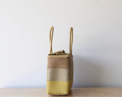 Mocha & Color Handwoven Handbag MexiMexi