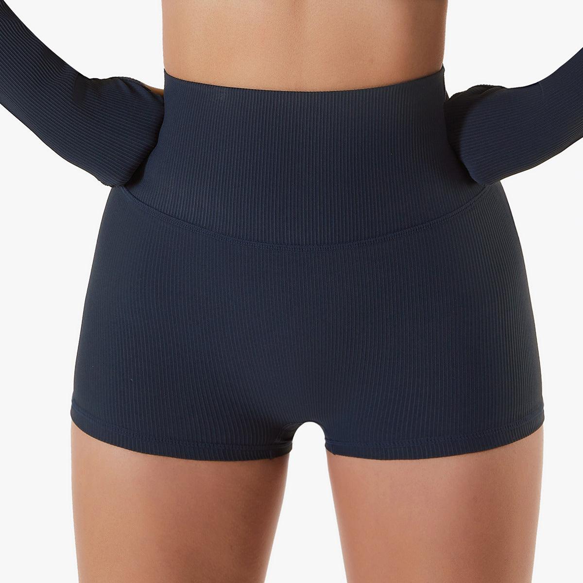 High-Waisted Ribbed Fitness Shorts | Butt Lifting & Flattering Activewear for Yoga, Running & More Country in My Heart