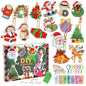 Christmas Diamond Painting Keychain 5D DIY Hanging Diamond Art Kits Diamond Ornaments for Kids Christmas Crafts Family Decor