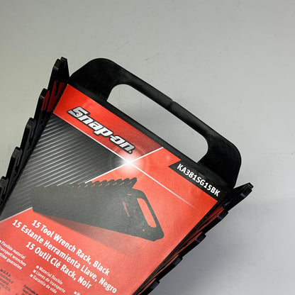 SNAP-ON 15 Tool Wrench Rack W/ Handle Fits 2" Deep Drawers Black KA381SG15BK PayWut