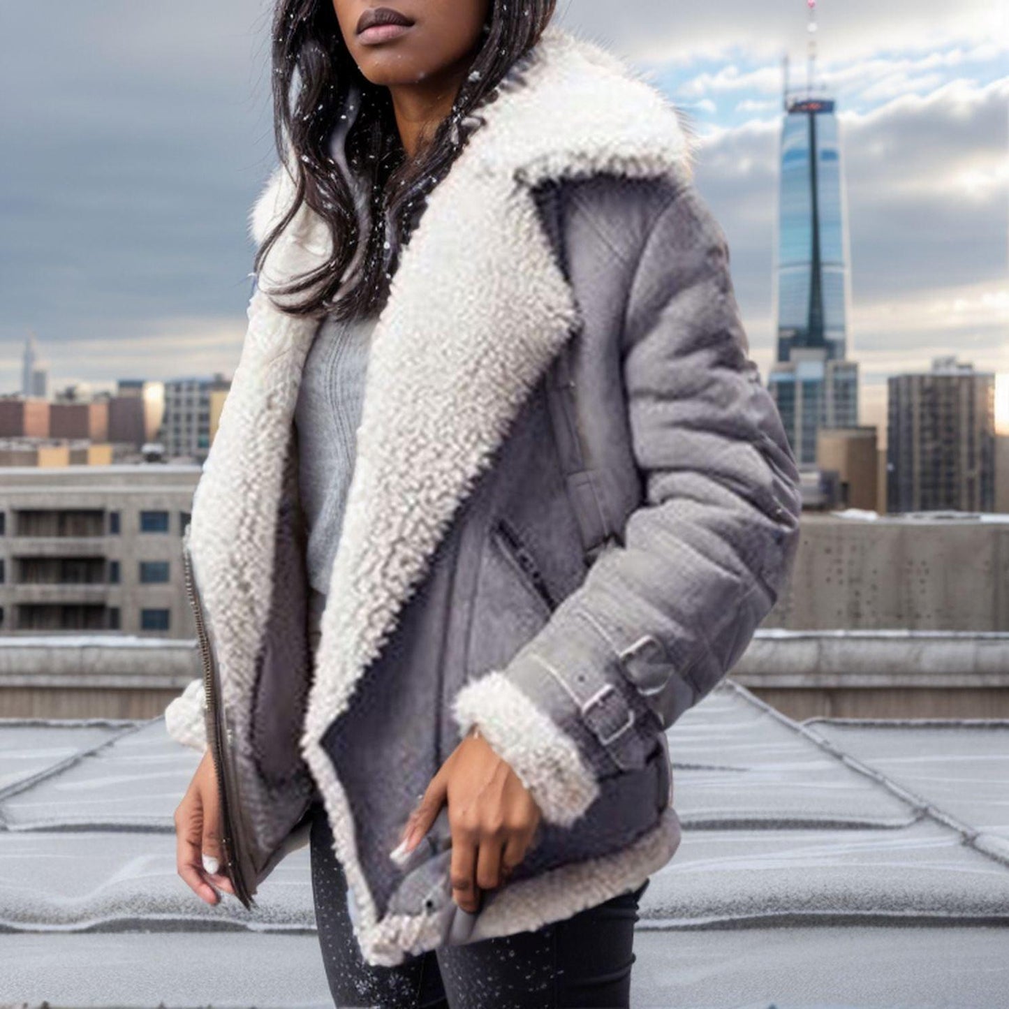 Western Fur & Suede Coat | Stylish Country Girl Jacket for Fall & Winter Country in My Heart
