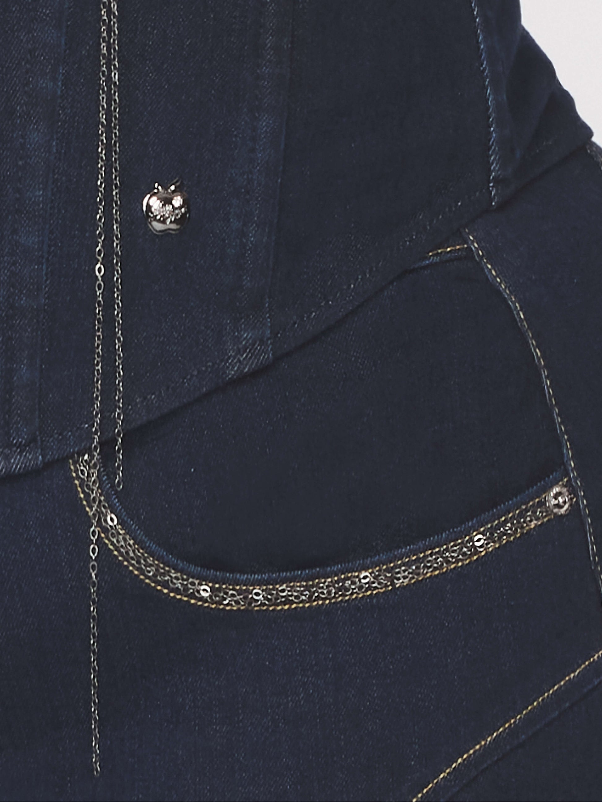Chain Link Bustier Apple Bottom Jeans