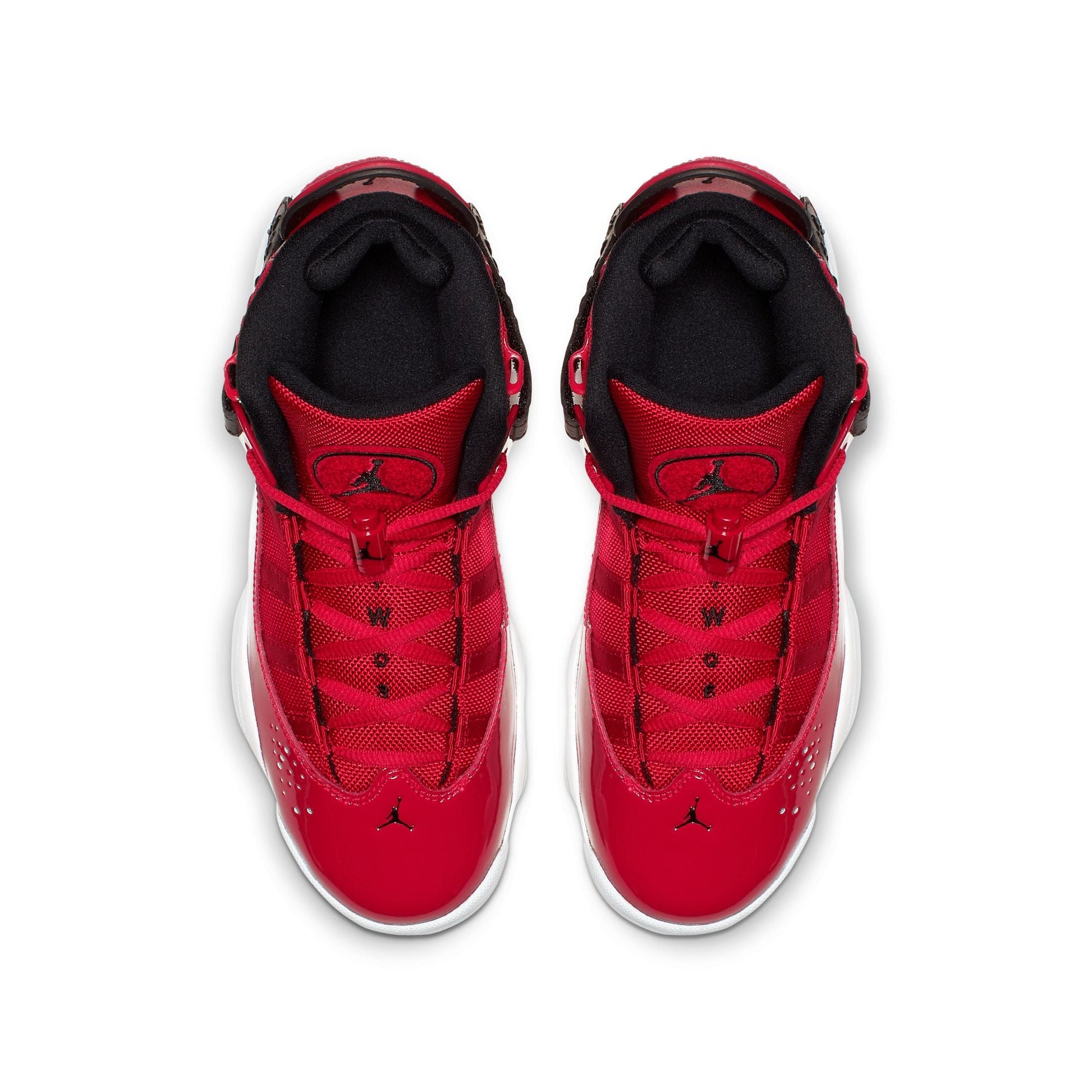 Air Jordan Big Kids 6 Rings - Gym Red Denim Exchange