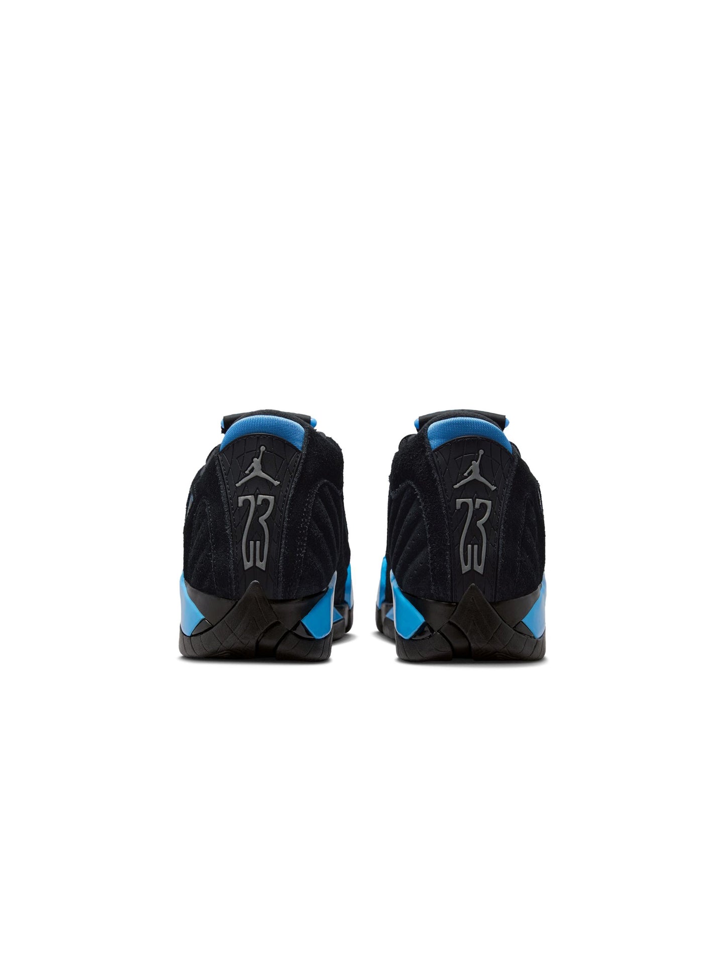 Air Jordan Big Kids 14 Retro - Black/University Blue Denim Exchange