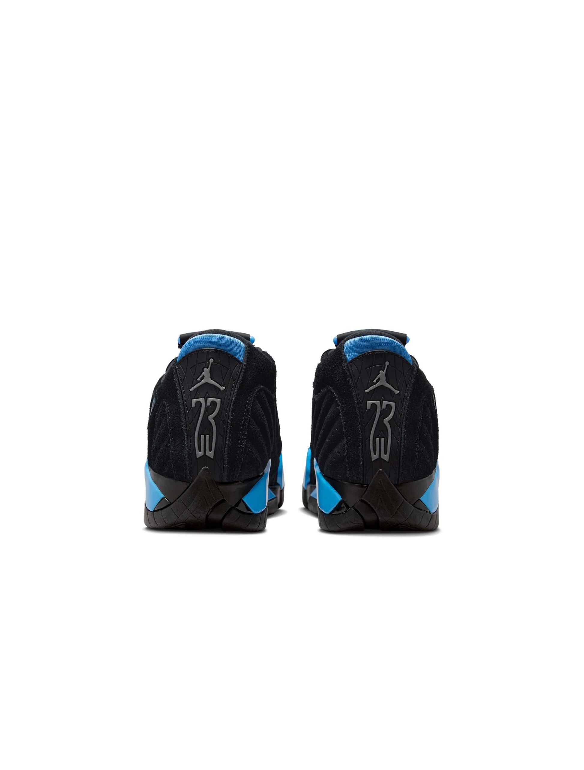 Air Jordan Big Kids 14 Retro - Black/University Blue Denim Exchange