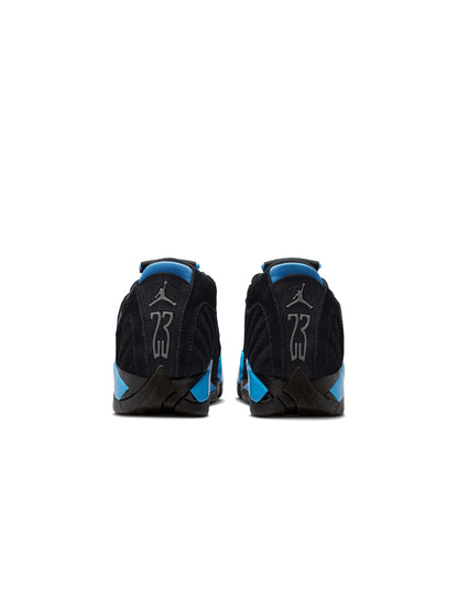 Air Jordan Big Kids 14 Retro - Black/University Blue Denim Exchange