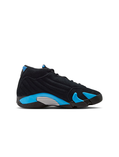 Air Jordan Big Kids 14 Retro - Black/University Blue Denim Exchange