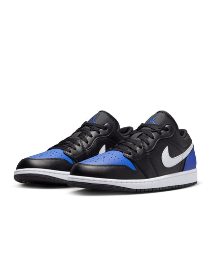 Air Jordan Men's 1 Low - Black/Royal Toe Denim Exchange