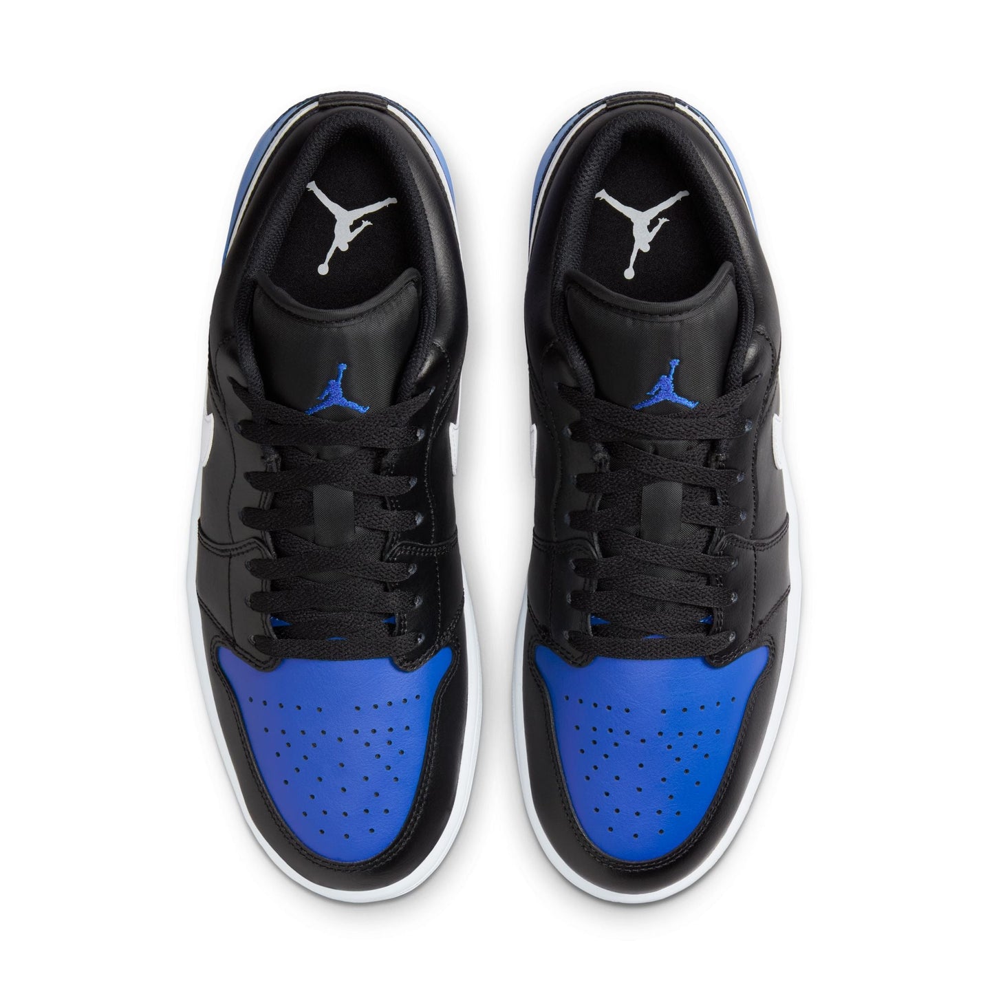 Air Jordan Men's 1 Low - Black/Royal Toe Denim Exchange