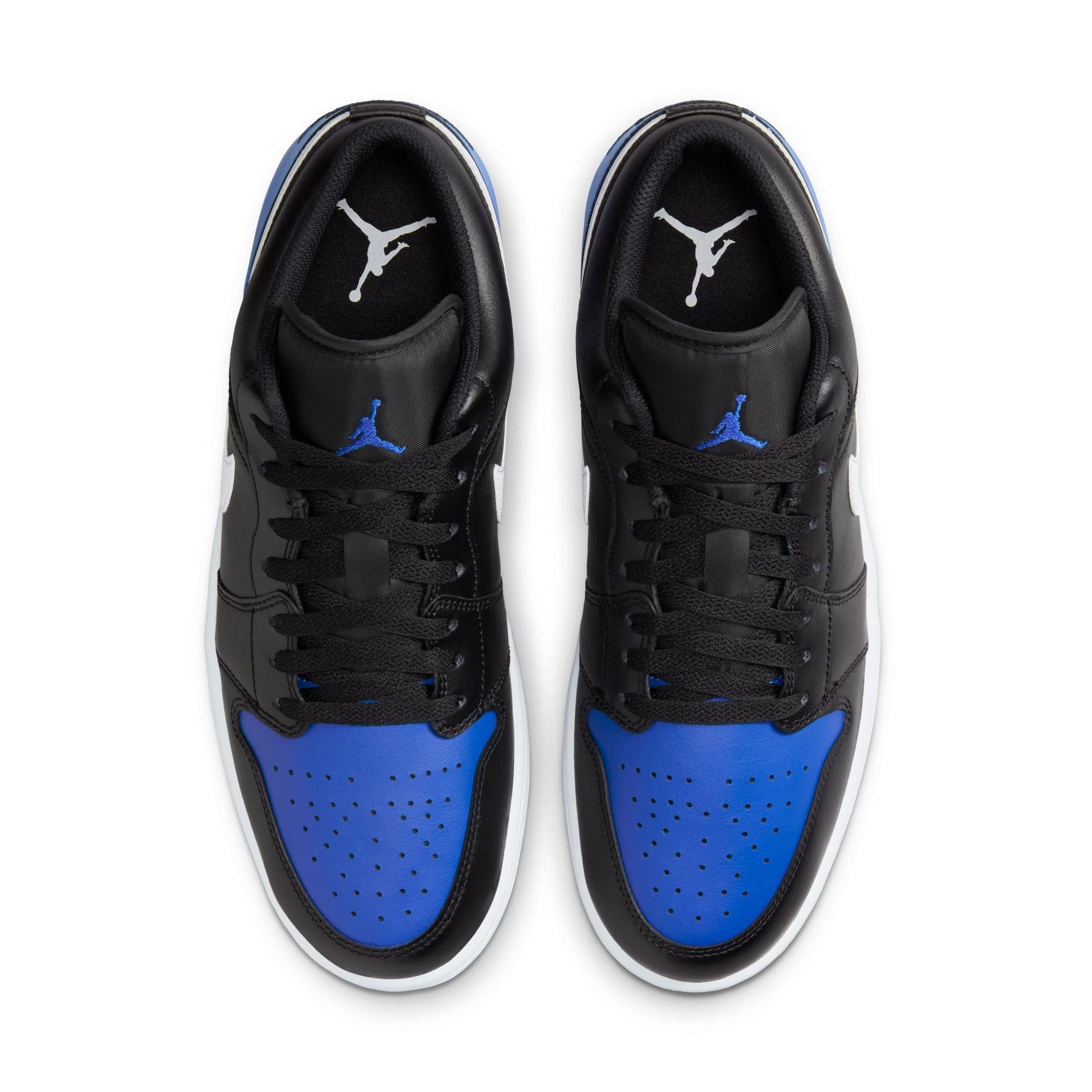 Air Jordan Men's 1 Low - Black/Royal Toe Denim Exchange