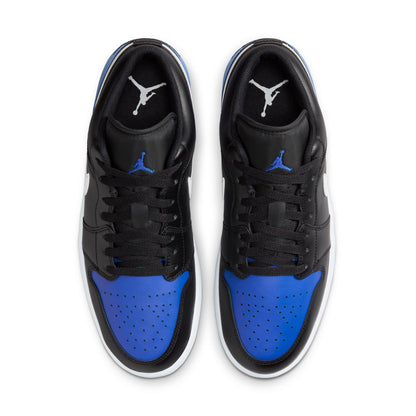 Air Jordan Men's 1 Low - Black/Royal Toe Denim Exchange