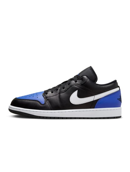 Air Jordan Men's 1 Low - Black/Royal Toe Denim Exchange