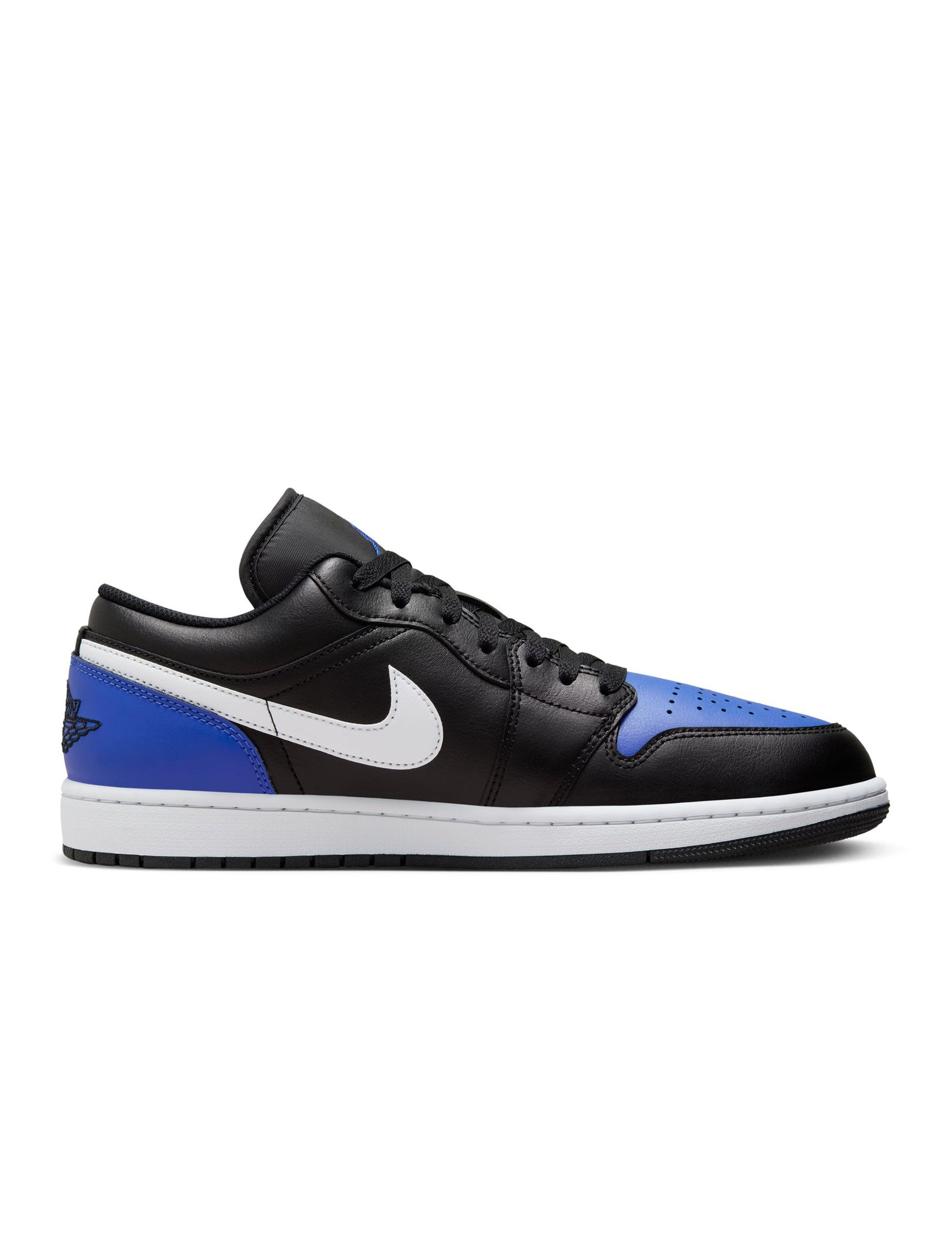 Air Jordan Men's 1 Low - Black/Royal Toe Denim Exchange