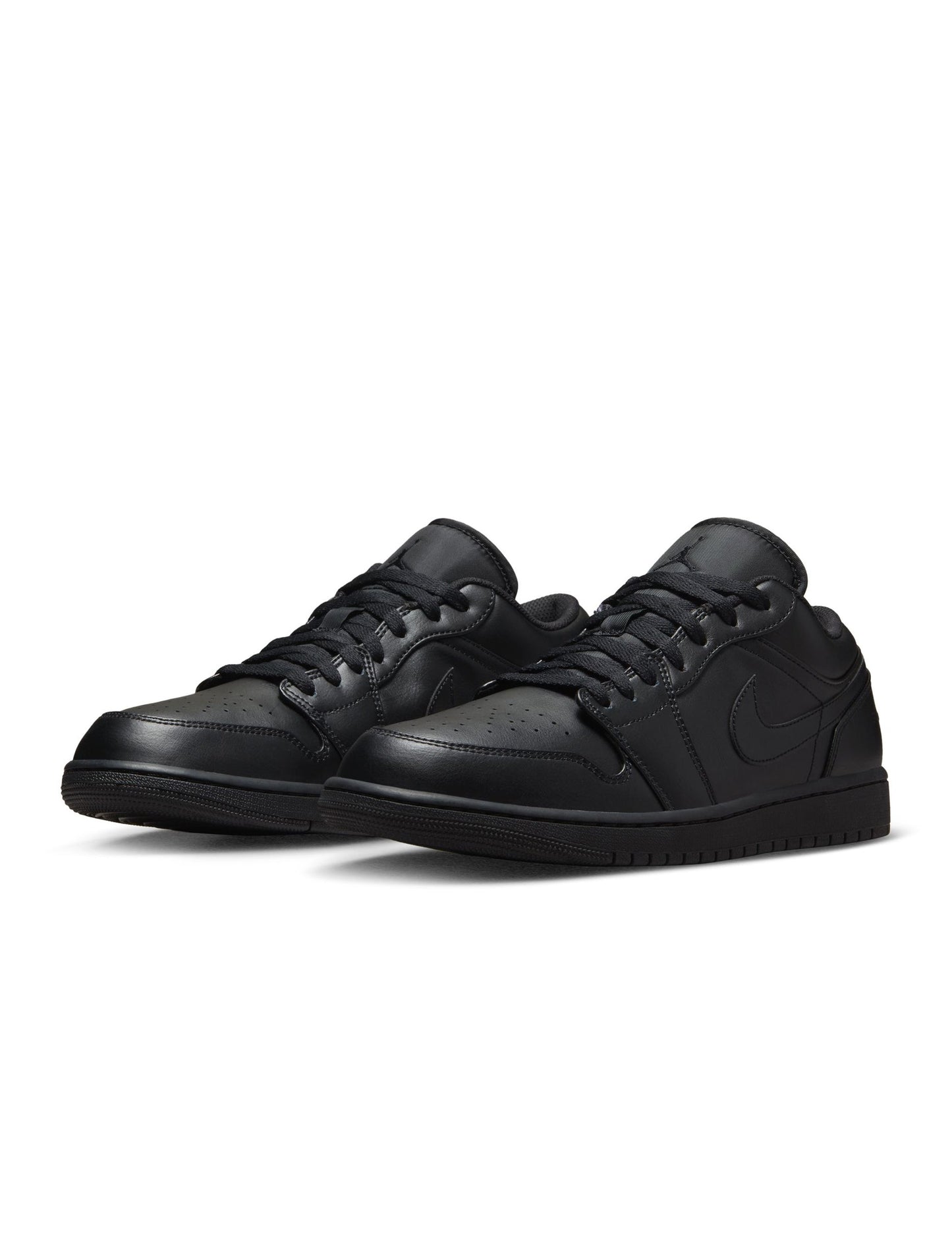Air Jordan Mens 1 Low  - Triple Black Denim Exchange