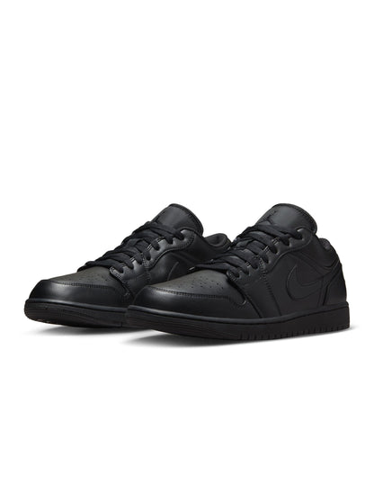 Air Jordan Mens 1 Low  - Triple Black Denim Exchange
