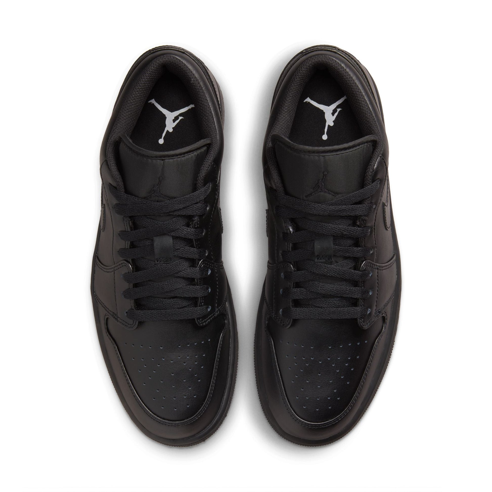 Air Jordan Mens 1 Low  - Triple Black Denim Exchange