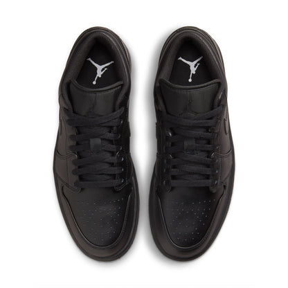 Air Jordan Mens 1 Low  - Triple Black Denim Exchange