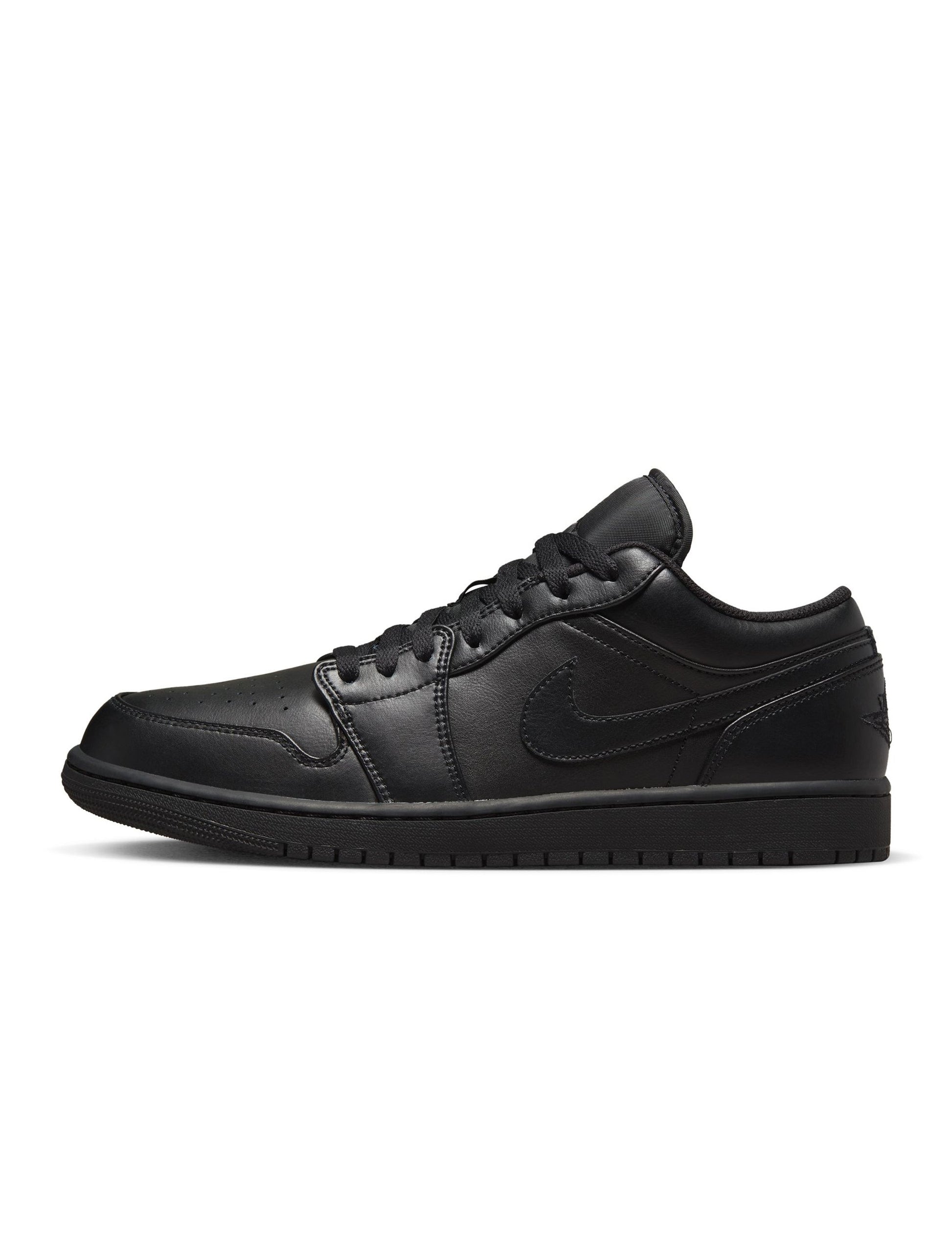 Air Jordan Mens 1 Low  - Triple Black Denim Exchange