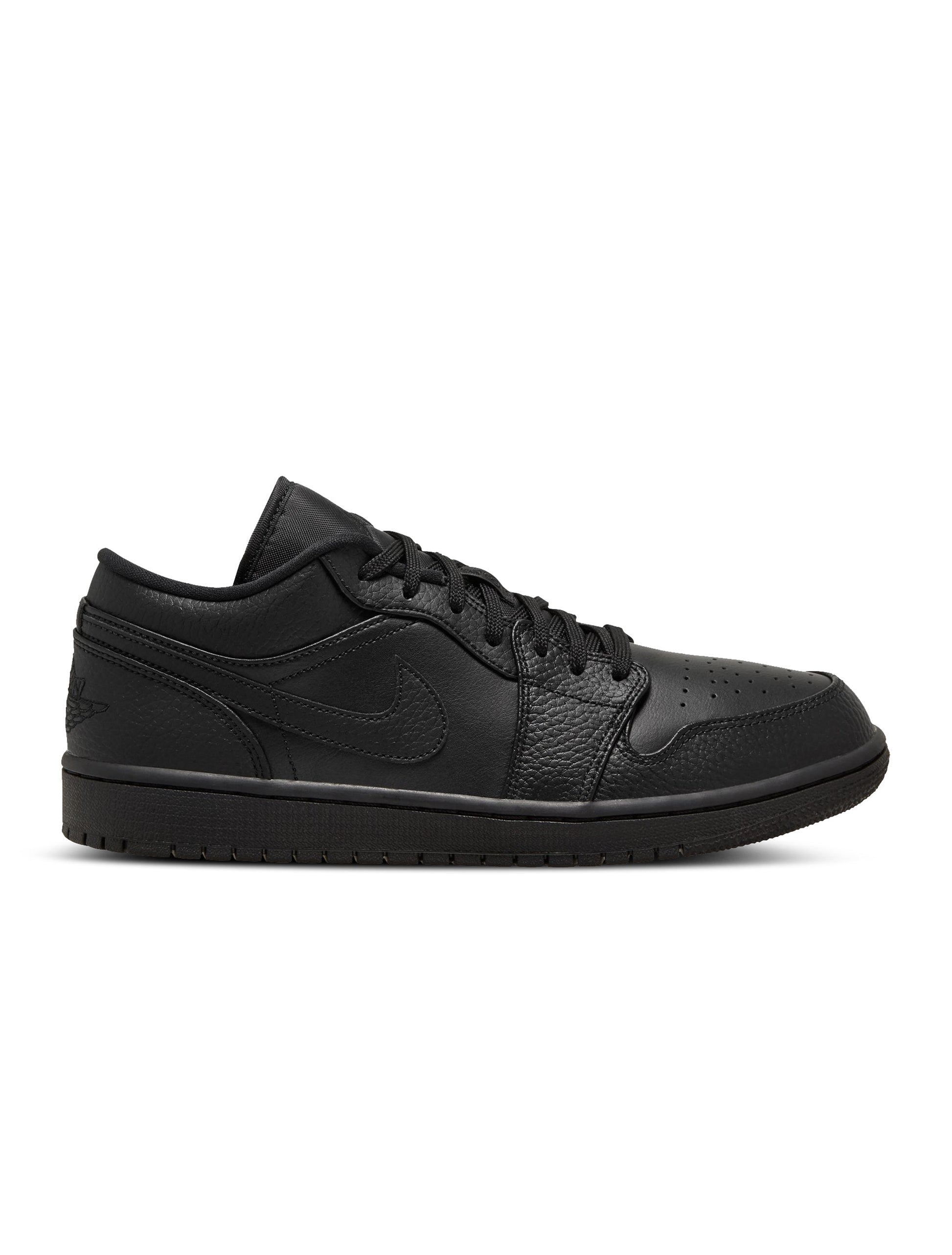 Air Jordan Mens 1 Low  - Triple Black Denim Exchange
