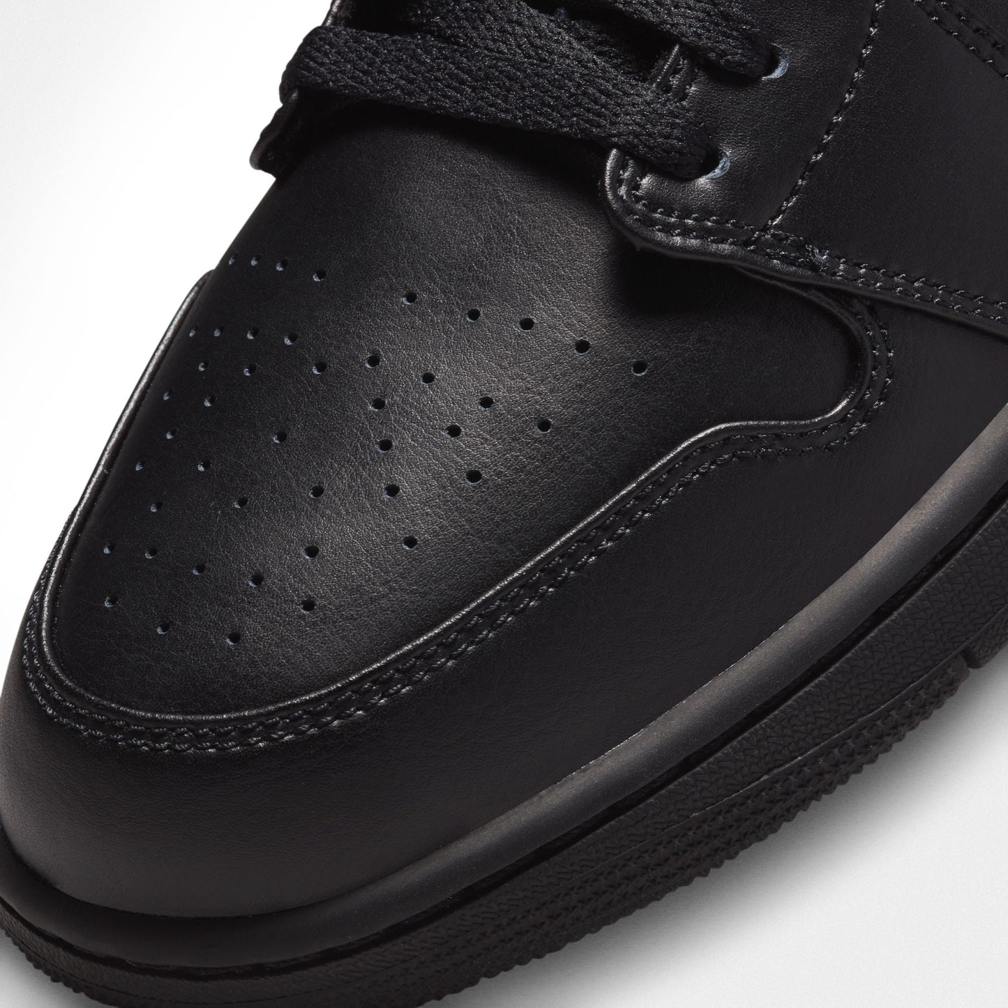 Air Jordan Mens 1 Low  - Triple Black Denim Exchange