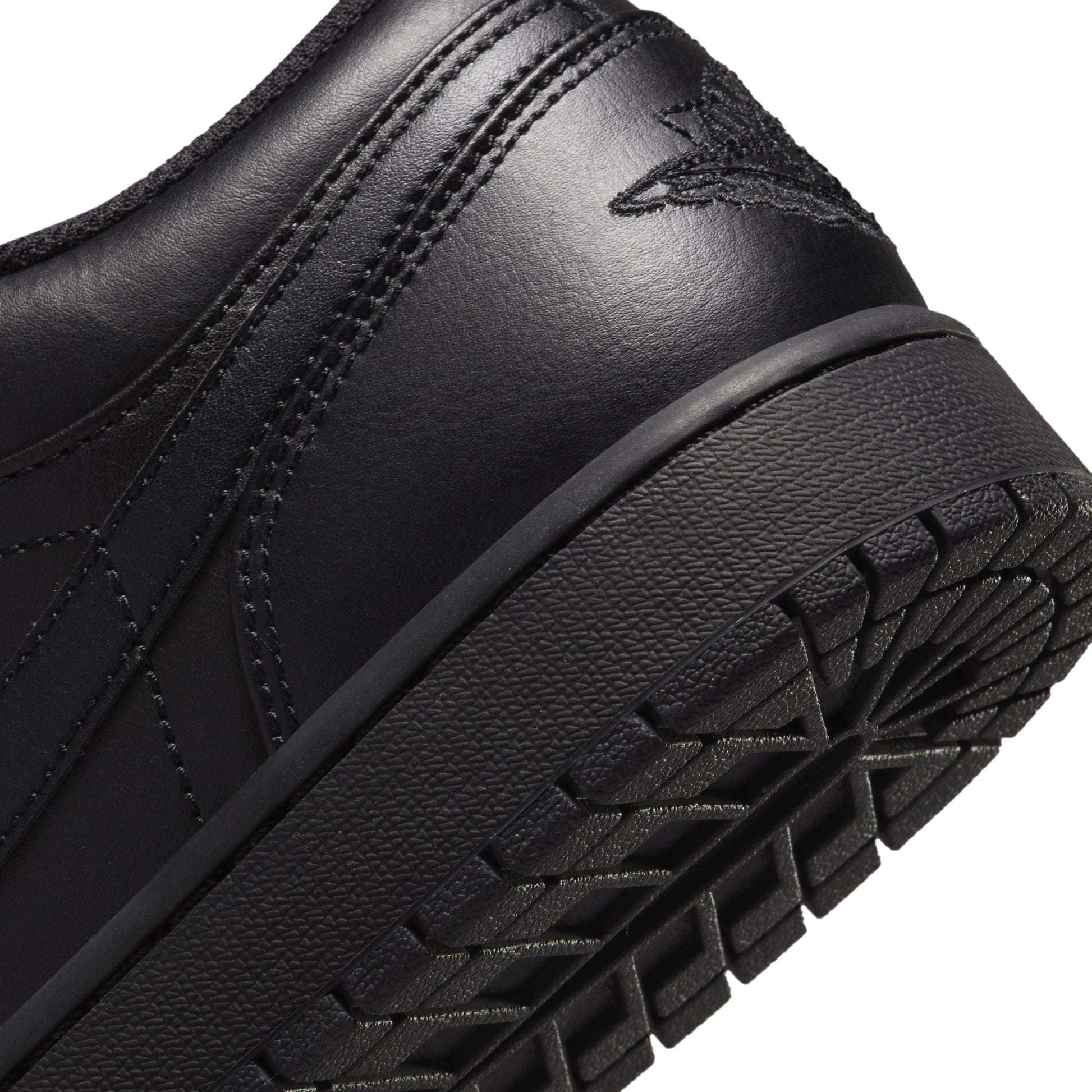 Air Jordan Mens 1 Low  - Triple Black Denim Exchange