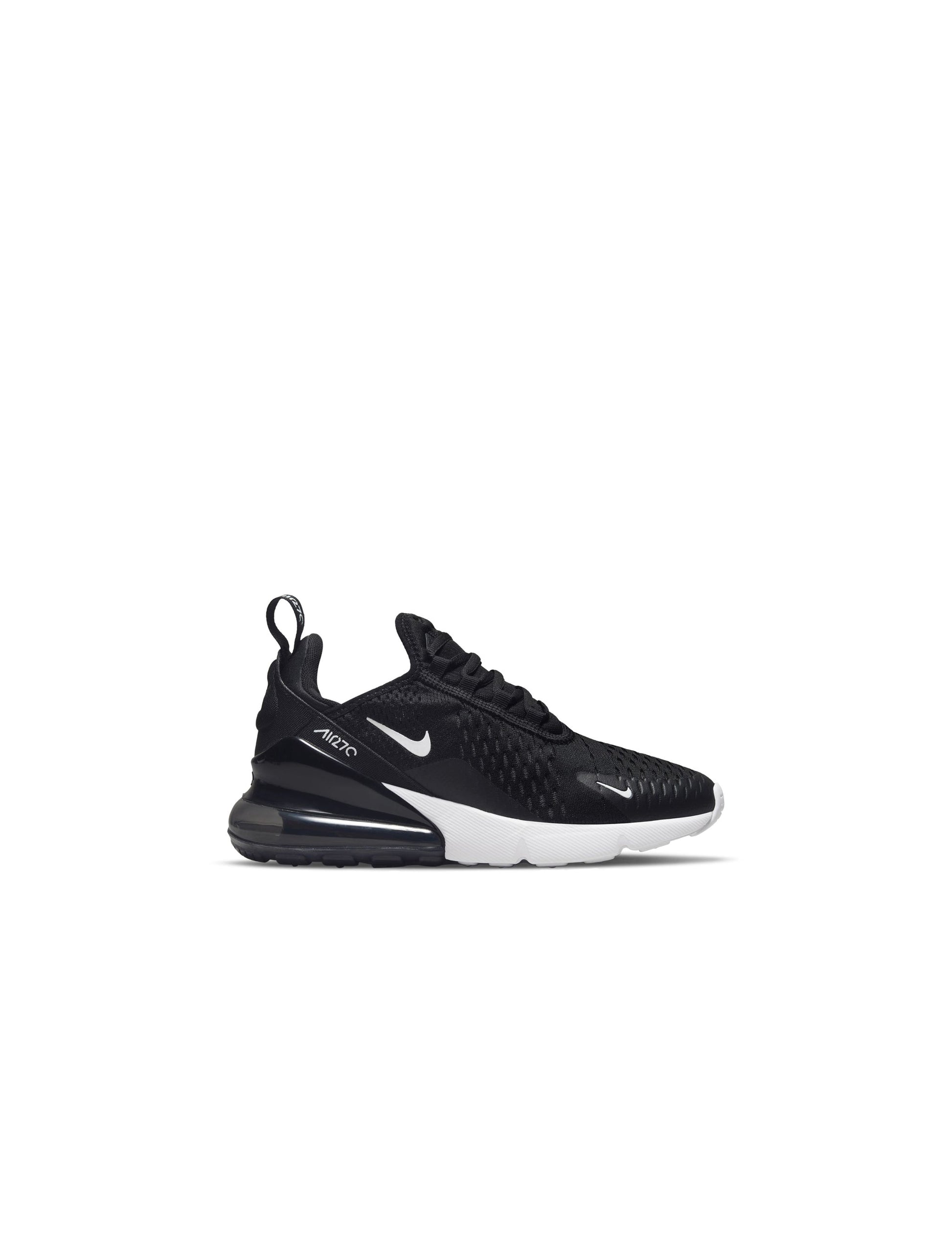 Nike Air Max 270 Big Kids Black/White-Anthracite Denim Exchange