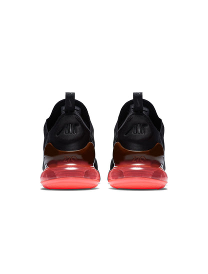 Nike Mens Air Max 270 Black/Black-Hot Punch Denim Exchange