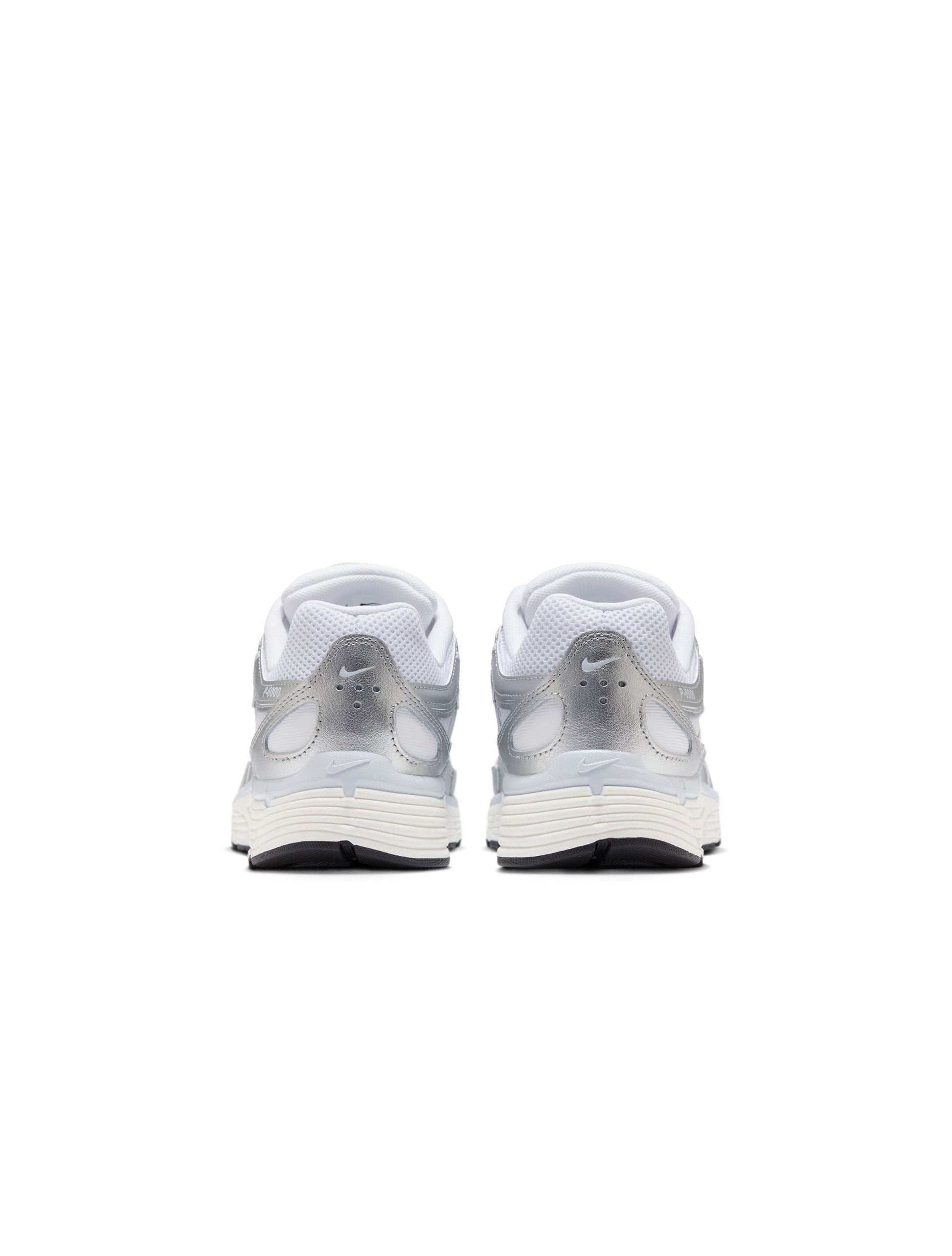 Nike Womens P-6000 - White/Metallic Silver Denim Exchange