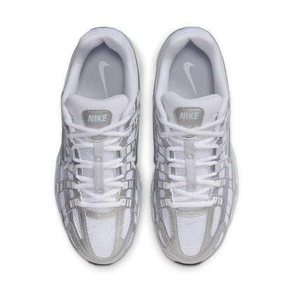Nike Womens P-6000 - White/Metallic Silver Denim Exchange
