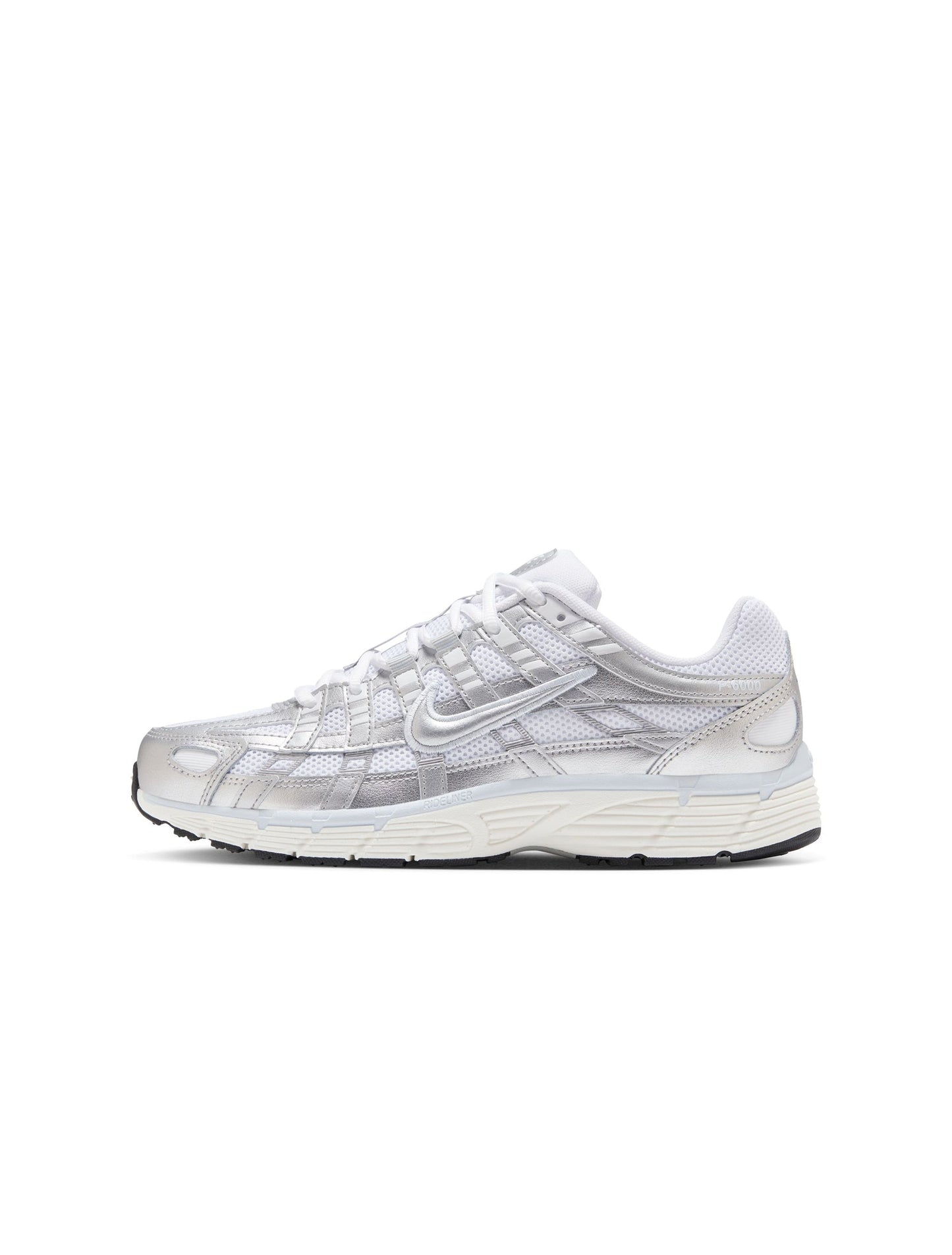 Nike Womens P-6000 - White/Metallic Silver Denim Exchange