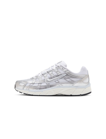 Nike Womens P-6000 - White/Metallic Silver Denim Exchange