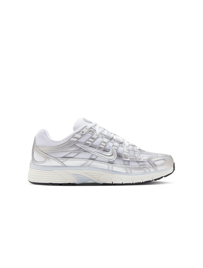 Nike Womens P-6000 - White/Metallic Silver Denim Exchange