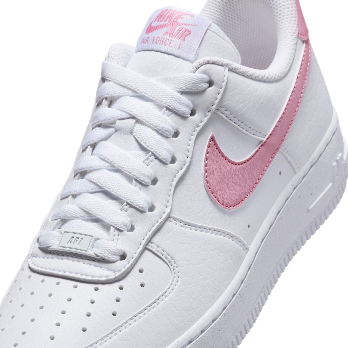 Nike Womens Air Force 1 '07 Next Nature - White/Elemental Pink Denim Exchange