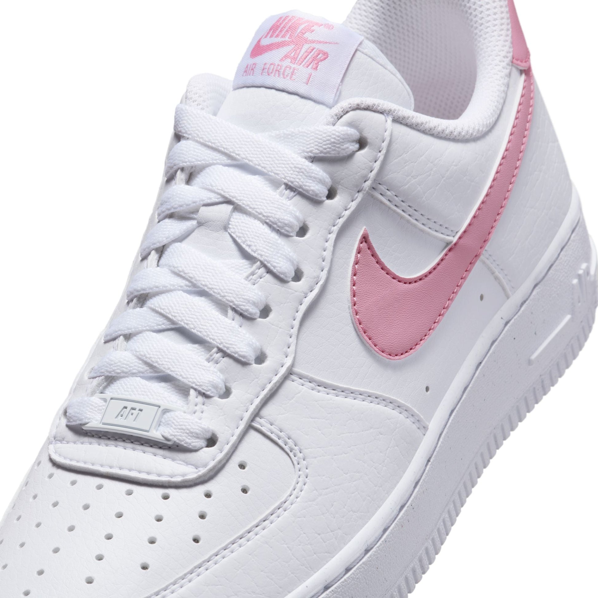 Nike Womens Air Force 1 '07 Next Nature - White/Elemental Pink Denim Exchange