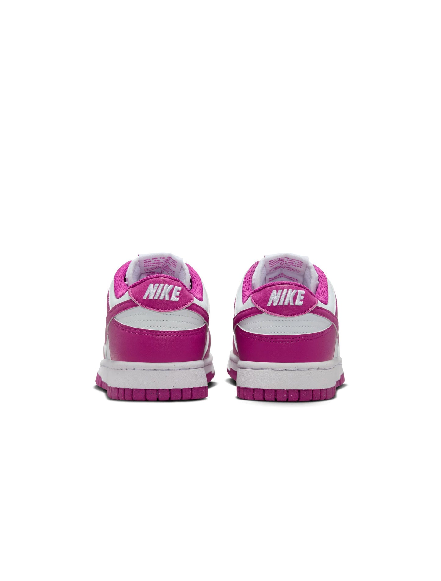 Nike Women’s Dunk Low - White/Hot Fuchsia Denim Exchange