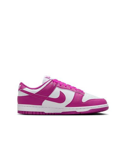 Nike Women’s Dunk Low - White/Hot Fuchsia Denim Exchange