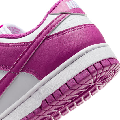 Nike Women’s Dunk Low - White/Hot Fuchsia Denim Exchange