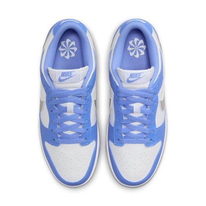 Nike Womens Dunk Low - Royal Pulse/Metallic Silver Denim Exchange