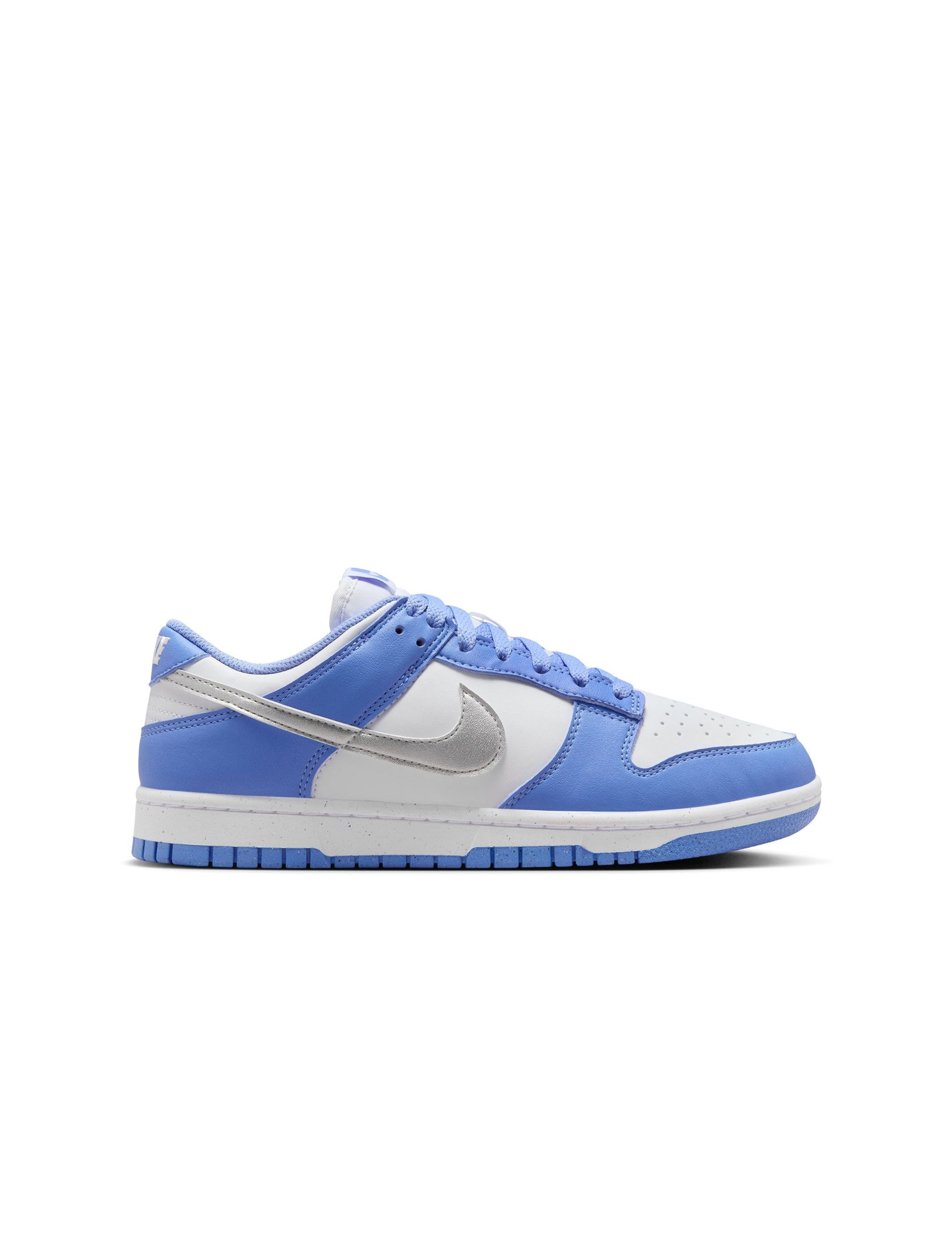 Nike Womens Dunk Low - Royal Pulse/Metallic Silver Denim Exchange