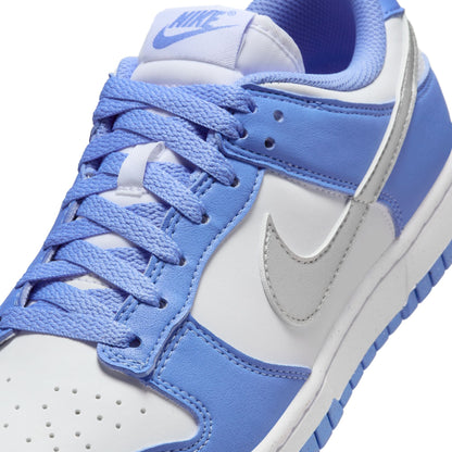 Nike Womens Dunk Low - Royal Pulse/Metallic Silver Denim Exchange