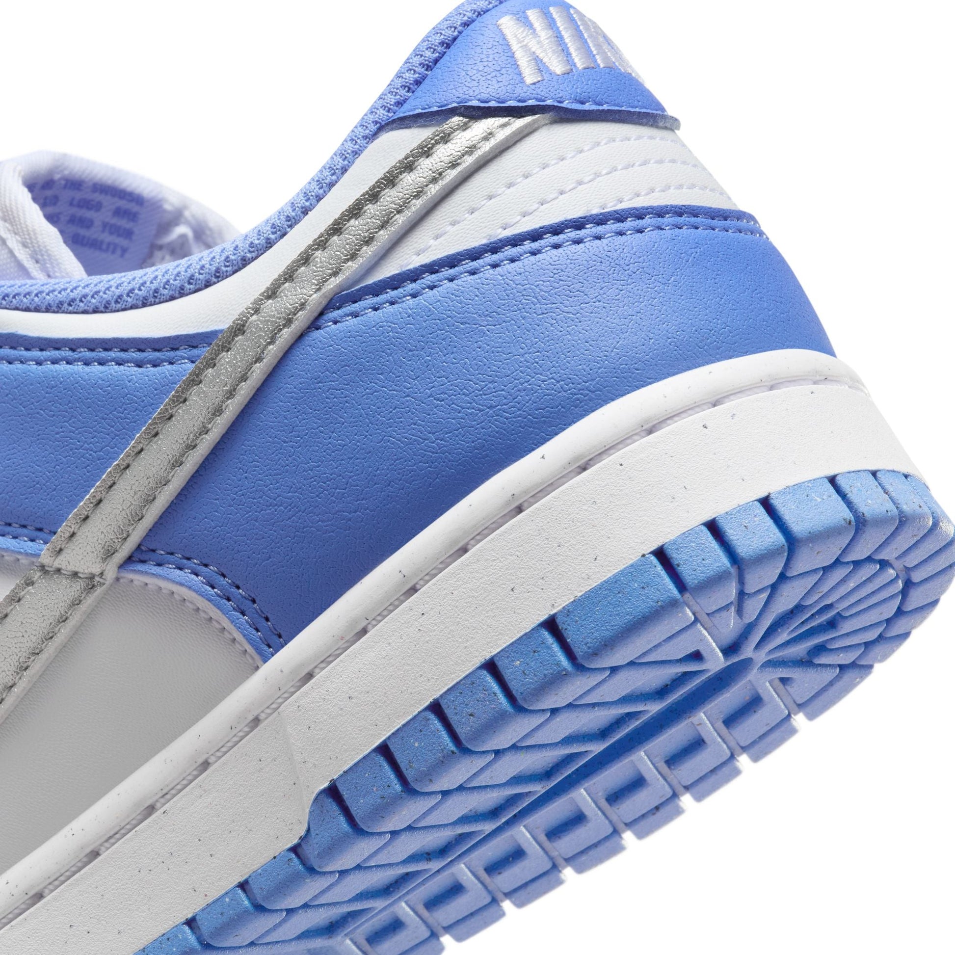 Nike Womens Dunk Low - Royal Pulse/Metallic Silver Denim Exchange