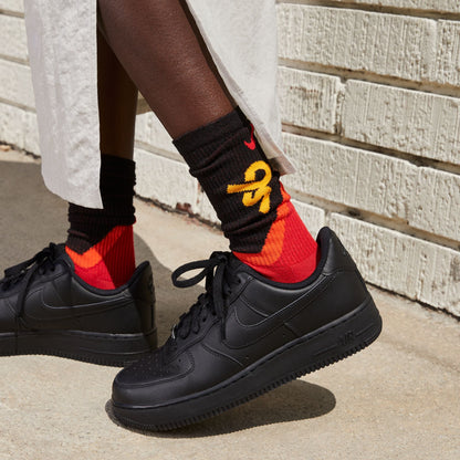 Nike Womens Air Force 1 '07 - Black/Black Denim Exchange