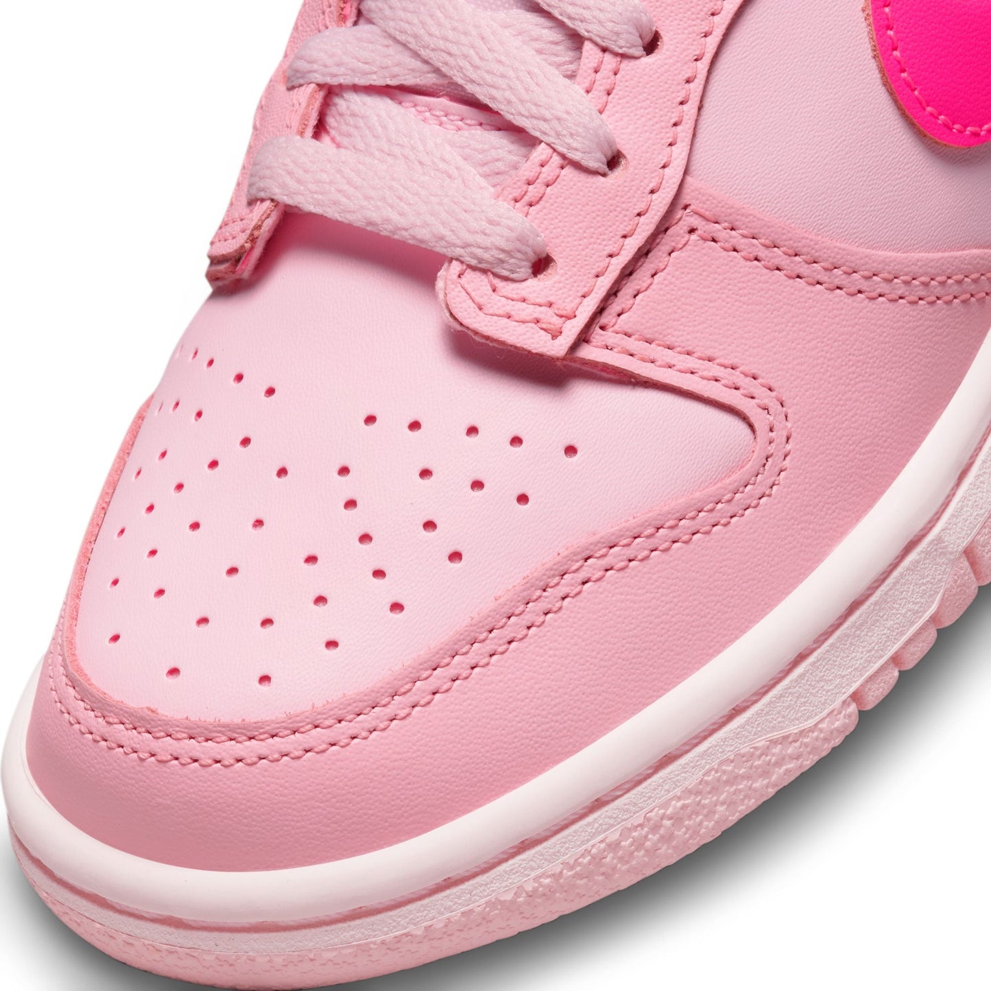 Nike Big Kids Dunk Low - Soft Pink Denim Exchange