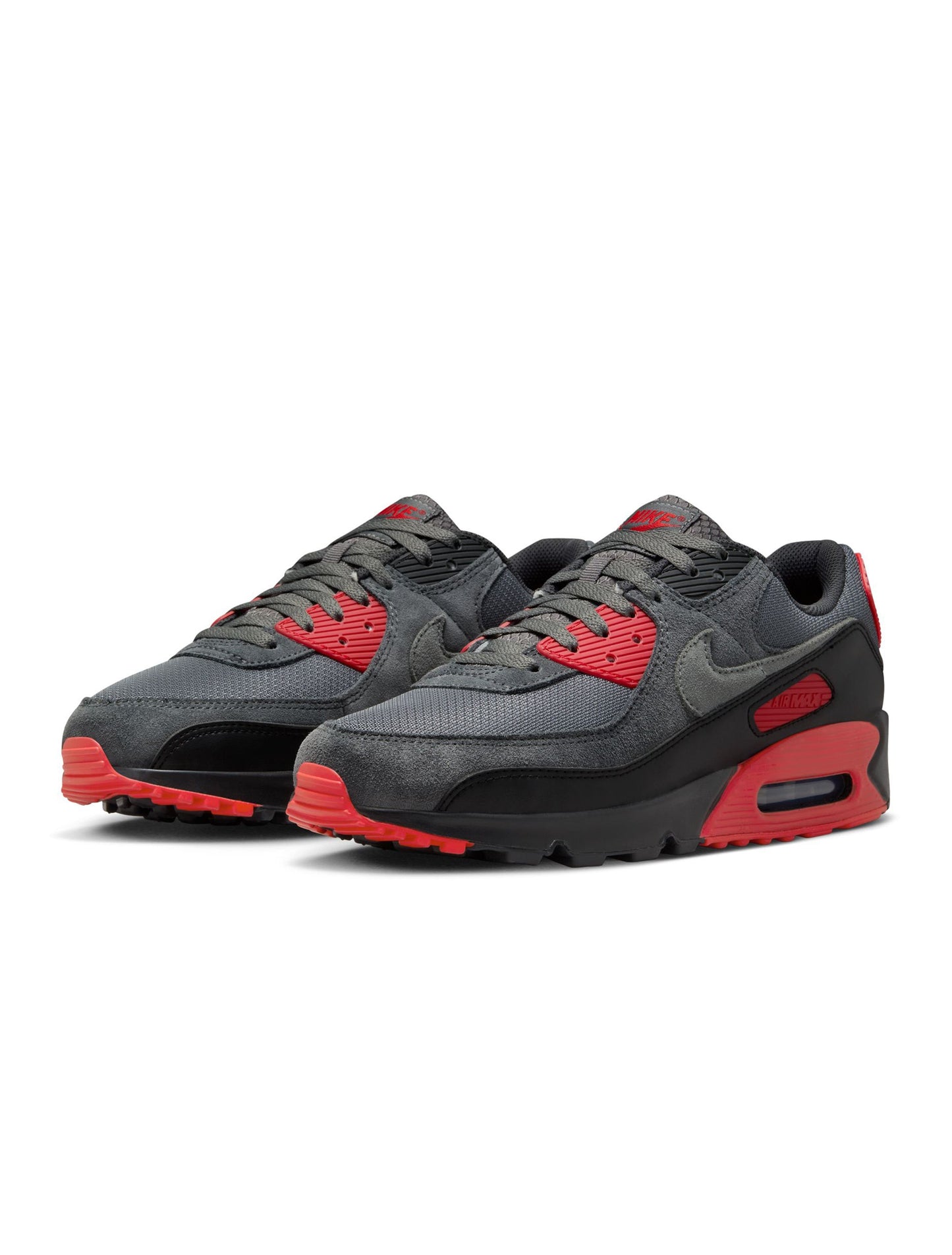Nike Mens Air Max 90 - Grey/Red Denim Exchange