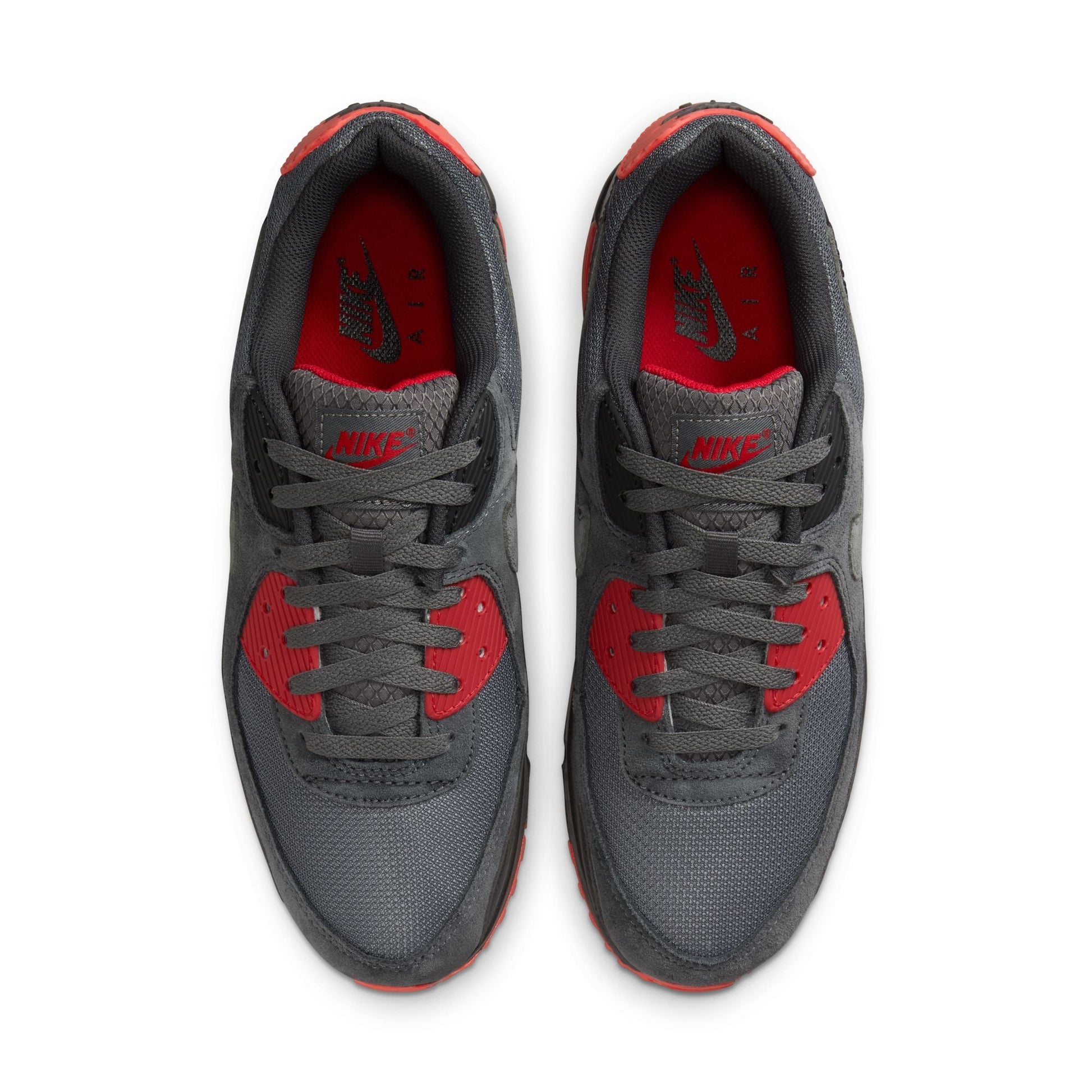 Nike Mens Air Max 90 - Grey/Red Denim Exchange