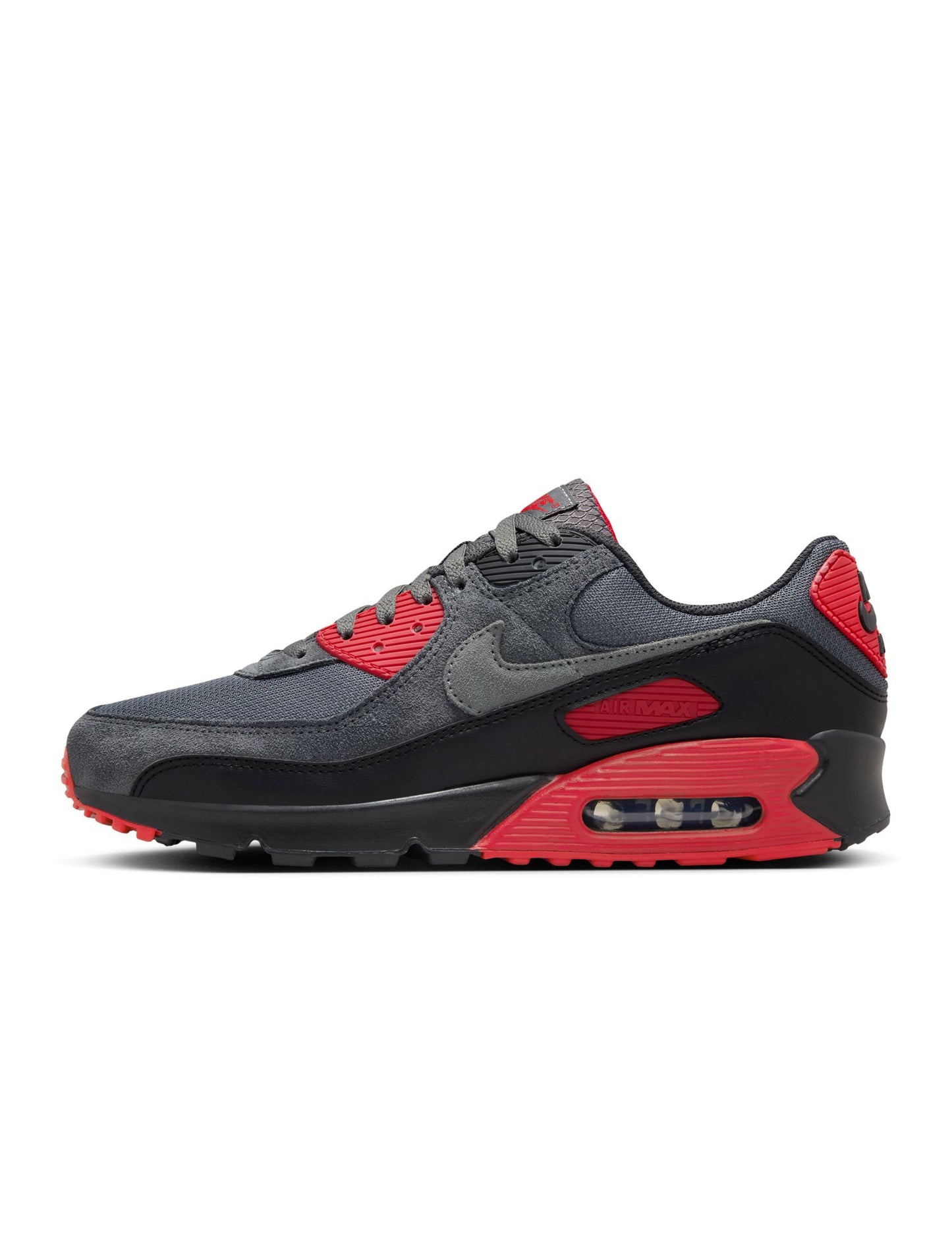 Nike Mens Air Max 90 - Grey/Red Denim Exchange
