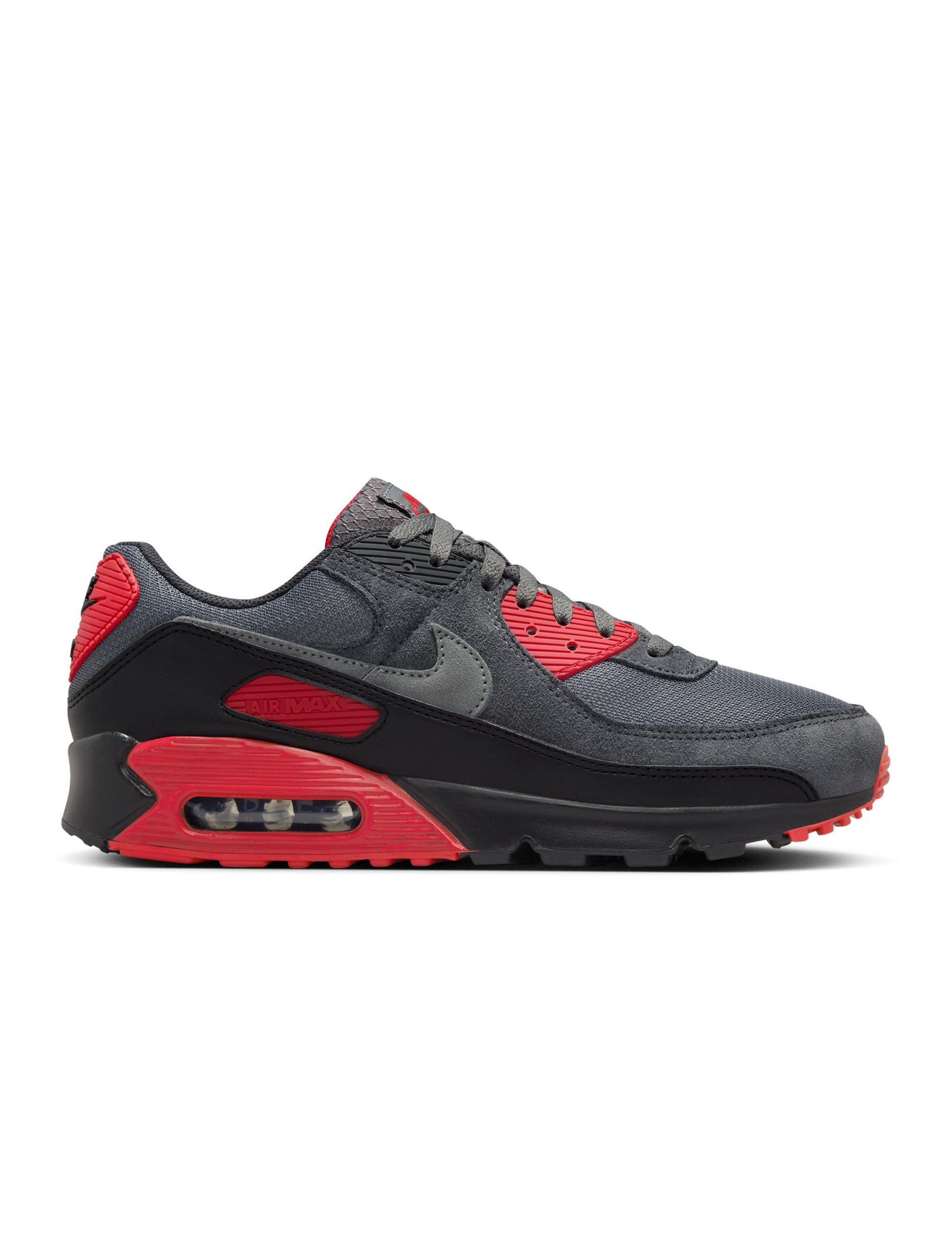 Nike Mens Air Max 90 - Grey/Red Denim Exchange